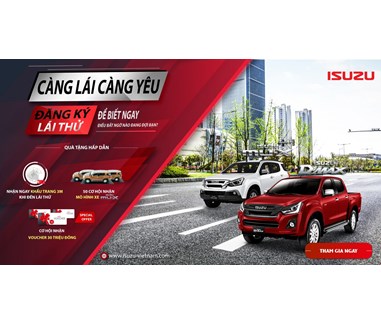 ISUZU PICKUP DMAX - CHIẾC BÁN TẢI ĐỘNG CƠ BLUE POWER MỚI